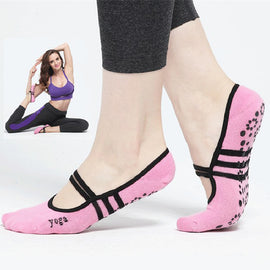 Women's Anti Slip Cotton Yoga Socks