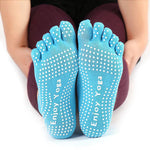 Women's Cotton Colorful Yoga Toe Socks